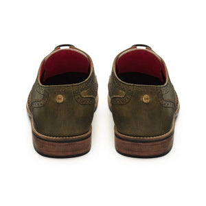Bageecha Derby_Brogue_For Men – Olive Green (discontinued)