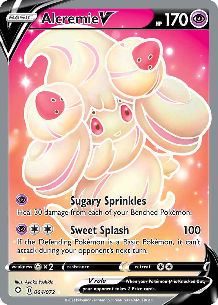 Alcremie V - 064/072 - Rare Ultra