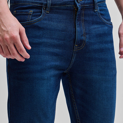 Dark Blue Skinny Fit Jeans