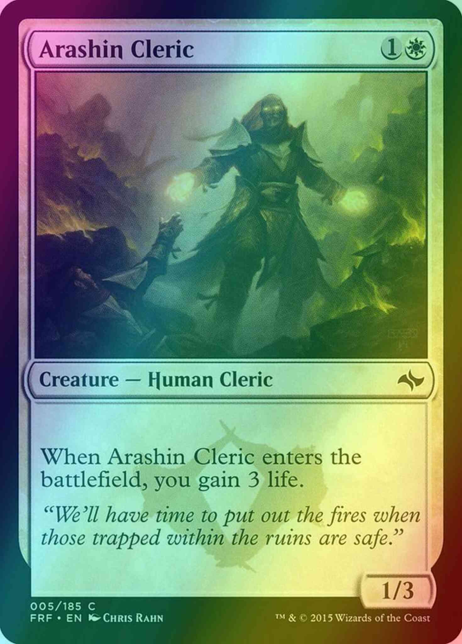 Arashin Cleric [5] [Fate Reforged] [Foil]