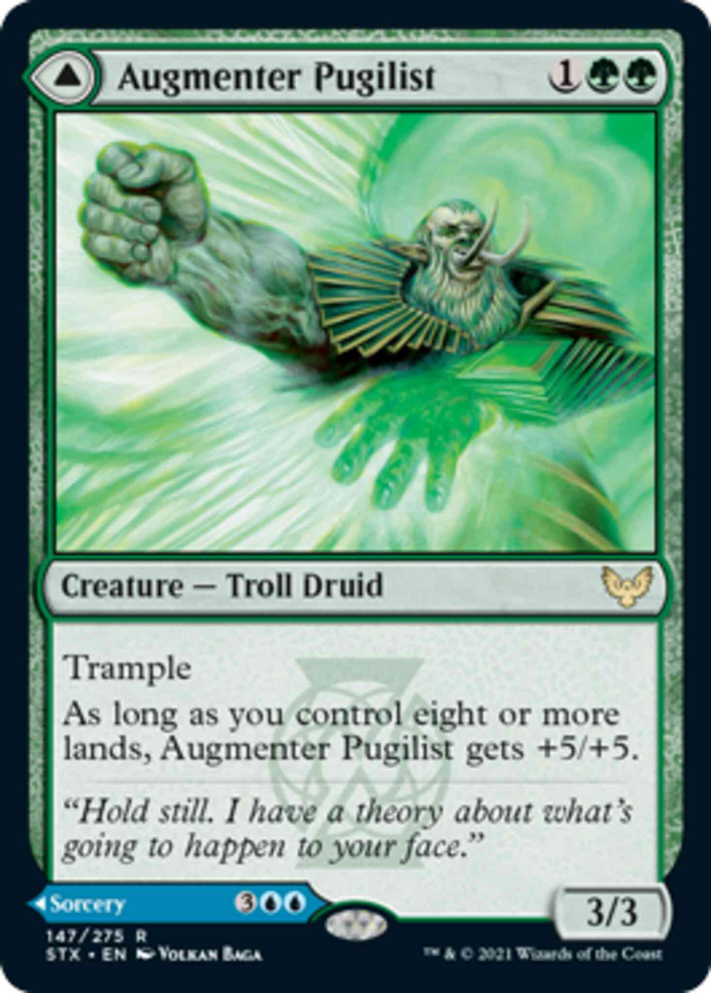 Augmenter Pugilist // Echoing Equation [147] [Strixhaven: School of Mages] [Non-Foil]