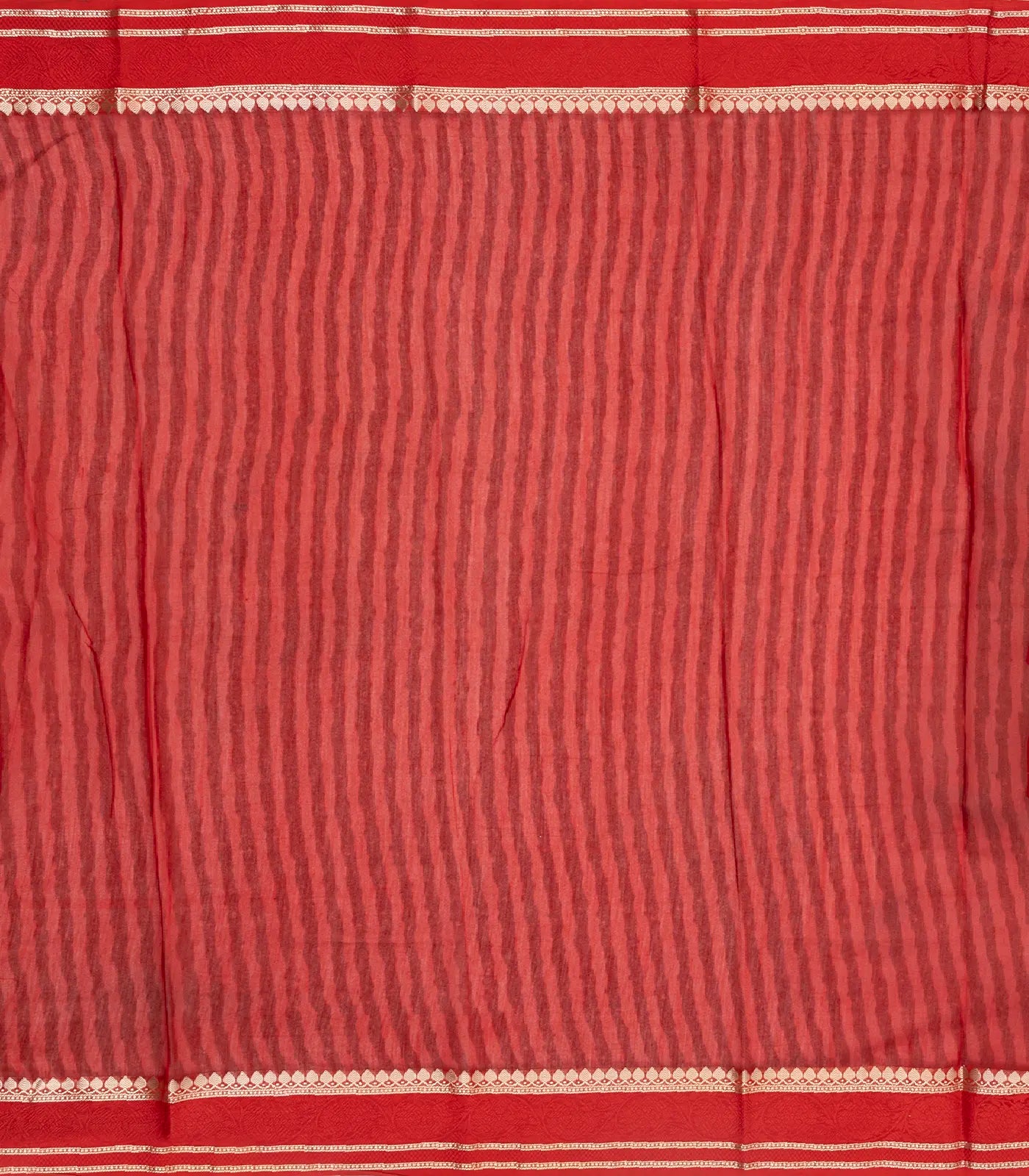 Dark Beige Chanderi Cotton Saree With Printed Mango Motifs