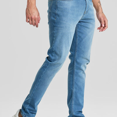 Blue Tapered Fit Jeans
