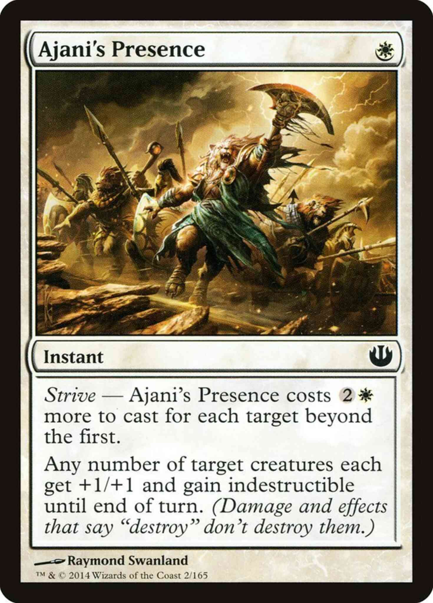 Ajani's Presence [2] [Journey into Nyx] [Non-Foil]
