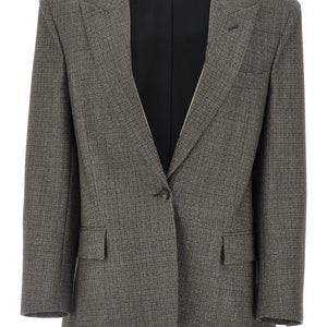 Stella Mccartney Single-breasted Micro Houndstooth Blazer