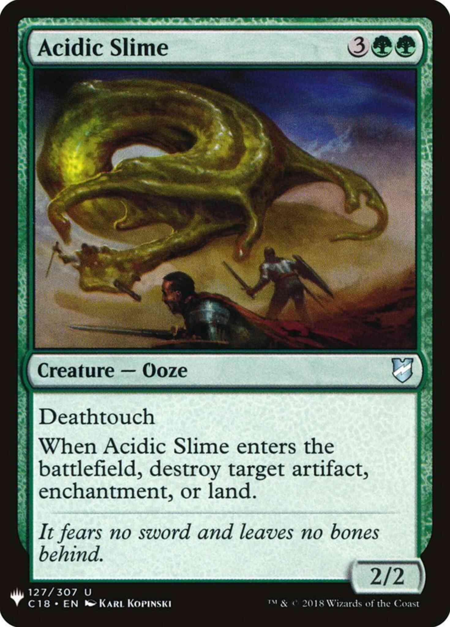 Acidic Slime [C18-127] [The List] [Non-Foil]
