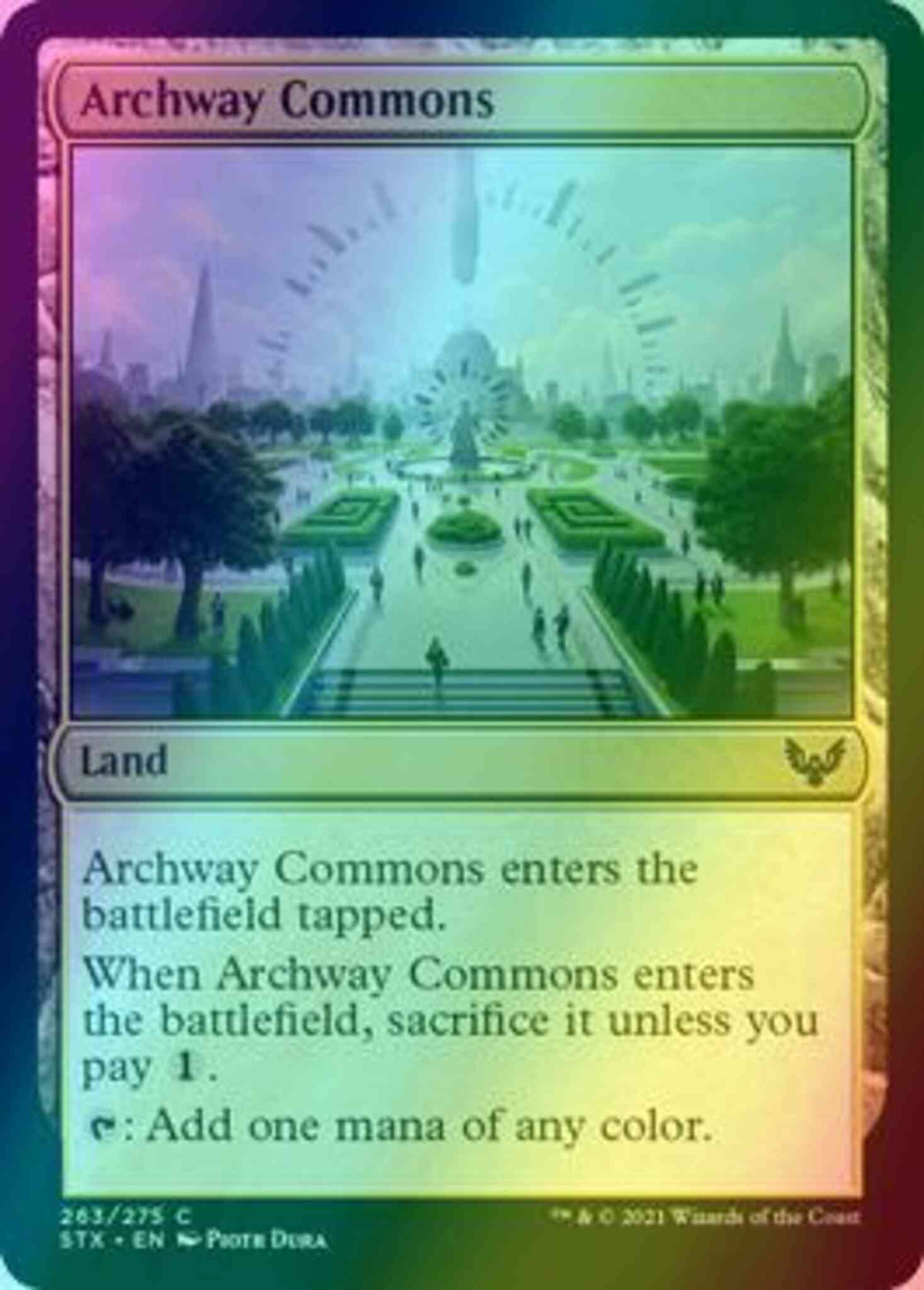 Archway Commons [263] [Strixhaven: School of Mages] [Foil]