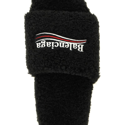 Balenciaga Furry Open Sandals