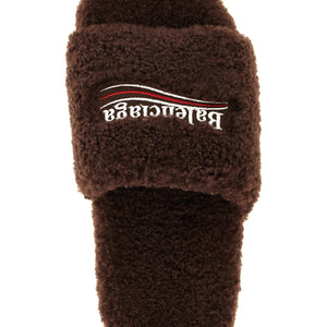 Balenciaga Furry Open Sandals