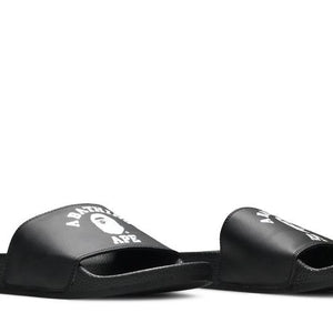 A Bathing Ape College Slide Black
