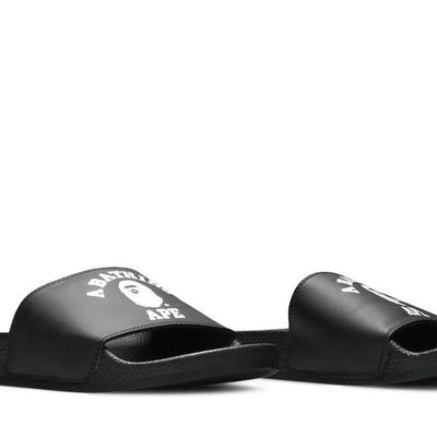 A Bathing Ape College Slide Black