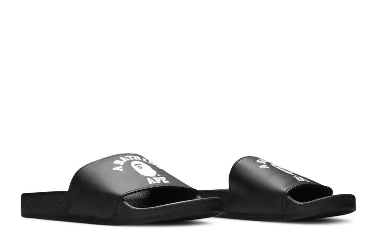A Bathing Ape College Slide Black