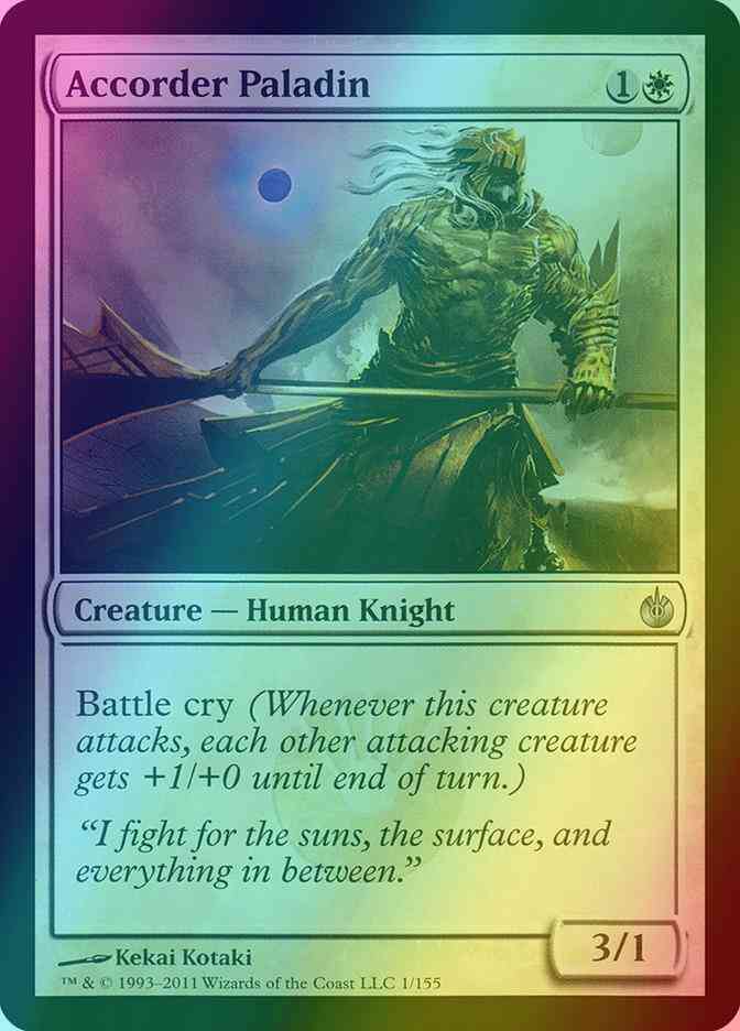 Accorder Paladin [1] [Mirrodin Besieged] [Foil]