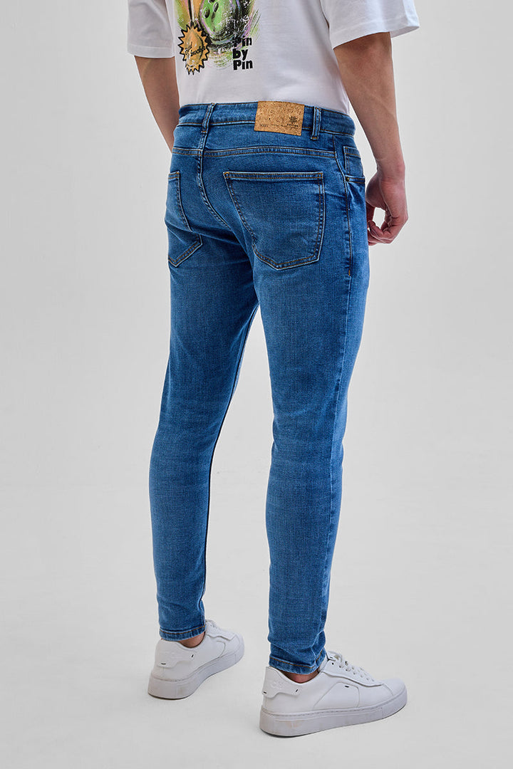 Blue Skinny Fit Jeans