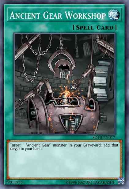 Ancient Gear Workshop - SR03-EN024 - Common - 1st Edition