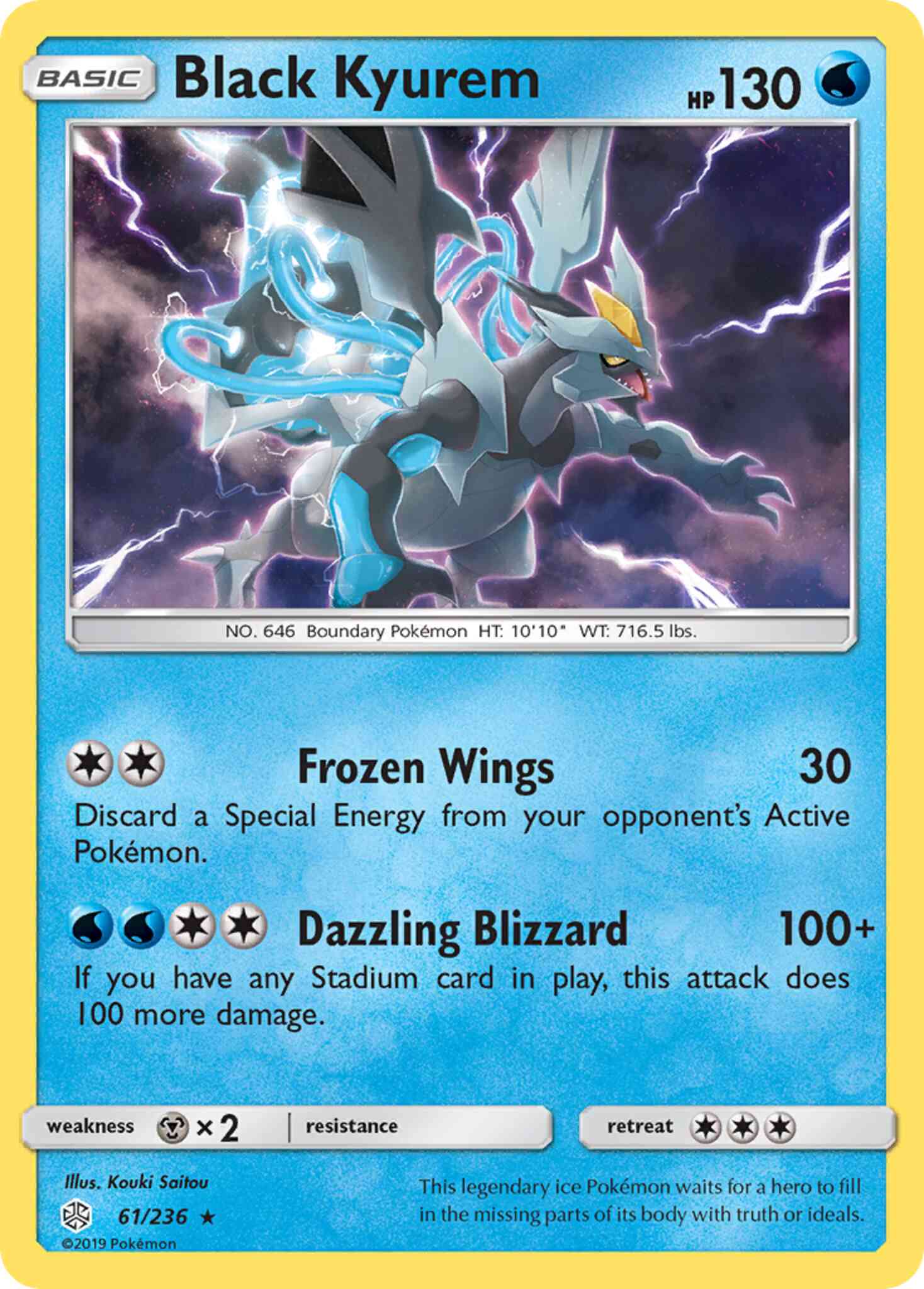Black Kyurem - 61/236 - Rare Holo [sm12-61] [Holo]