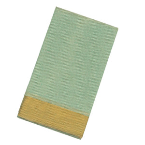 Light Green Handloom Rasipuram Cotton Saree With Stripes