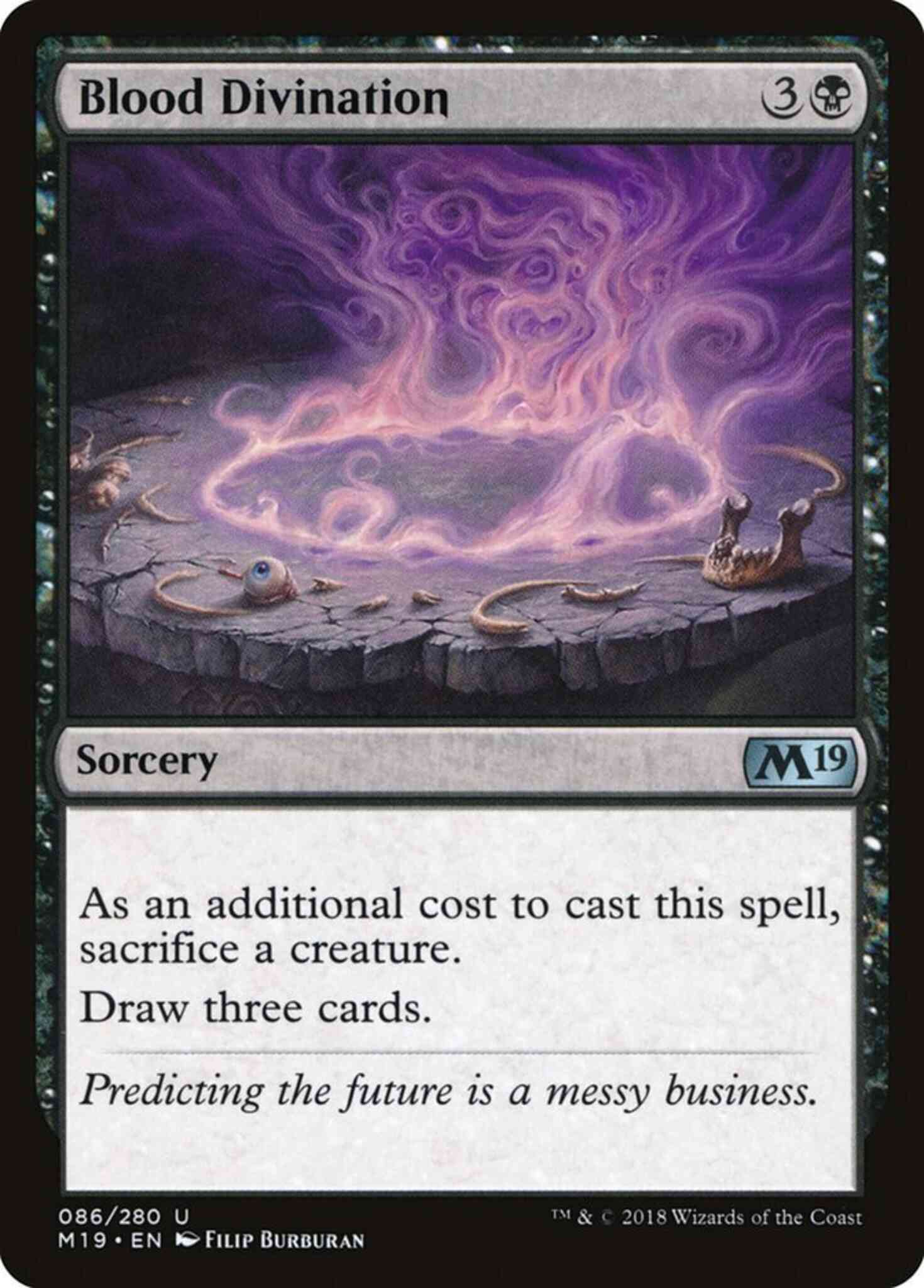 Blood Divination [86] [Core Set 2019] [Non-Foil]