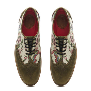 Bageecha Brogues Men – Olive