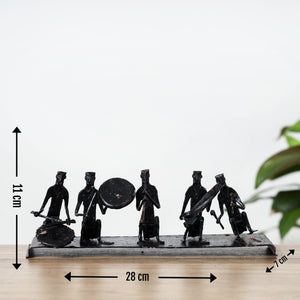 Bastar Tribal Wrought Iron Music Man Stand