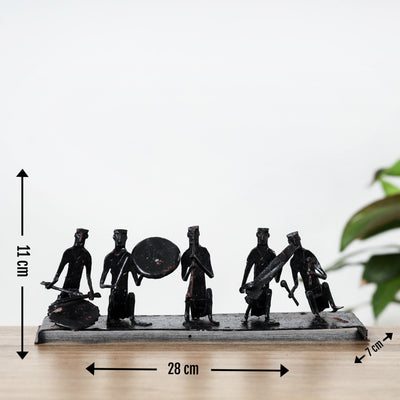 Bastar Tribal Wrought Iron Music Man Stand