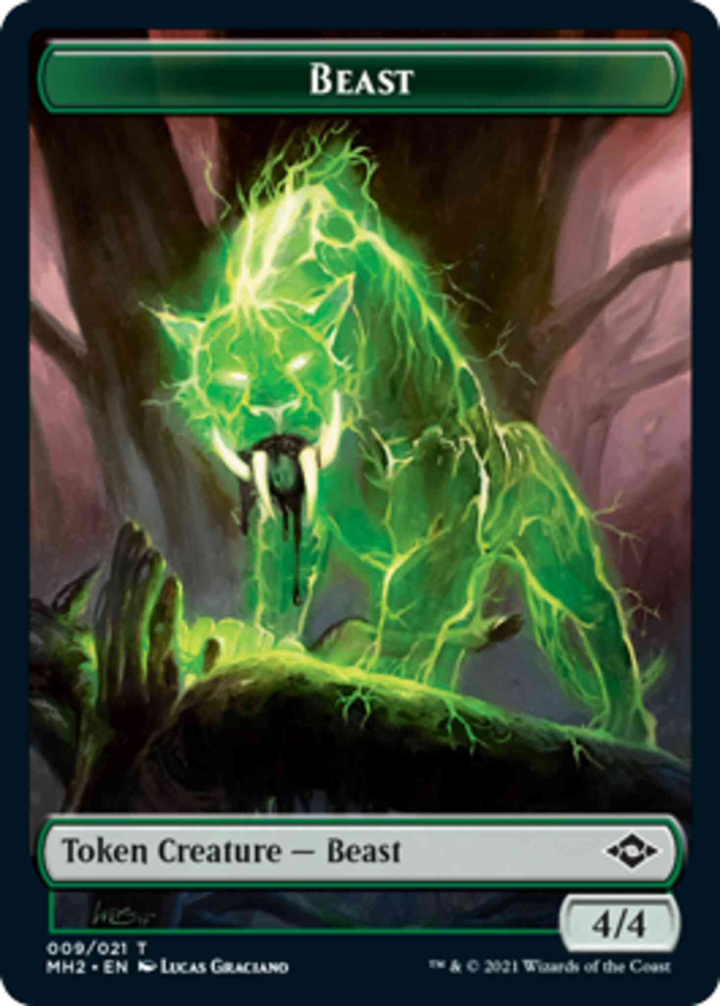 Beast Token [09] [Modern Horizons 2 Tokens] [Non-Foil]