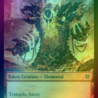 Bird Token (02) // Elemental Token (11) [DMU/DMU Set Symbol] [Dominaria United: Tokens] [Foil]