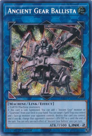 Ancient Gear Ballista - RA03-EN046 - Secret Rare - 1st Edition