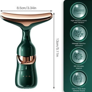3 In 1 Anti Wrinkles Facial Massager For Skin Care