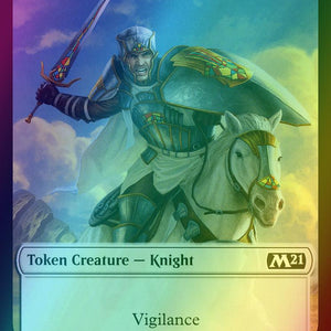 Angel Token (01) // Knight Token (04) [Core Set 2021 Tokens] [Foil]