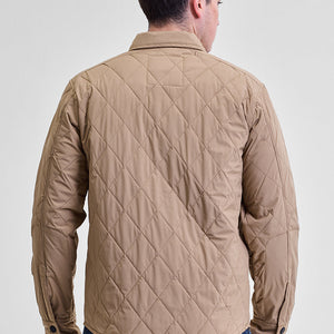 Beige Double Pocket Relaxed Fit Jacket
