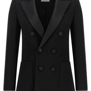Saint Laurent Satin Lapel Blazer