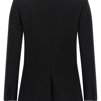 Saint Laurent Satin Lapel Blazer