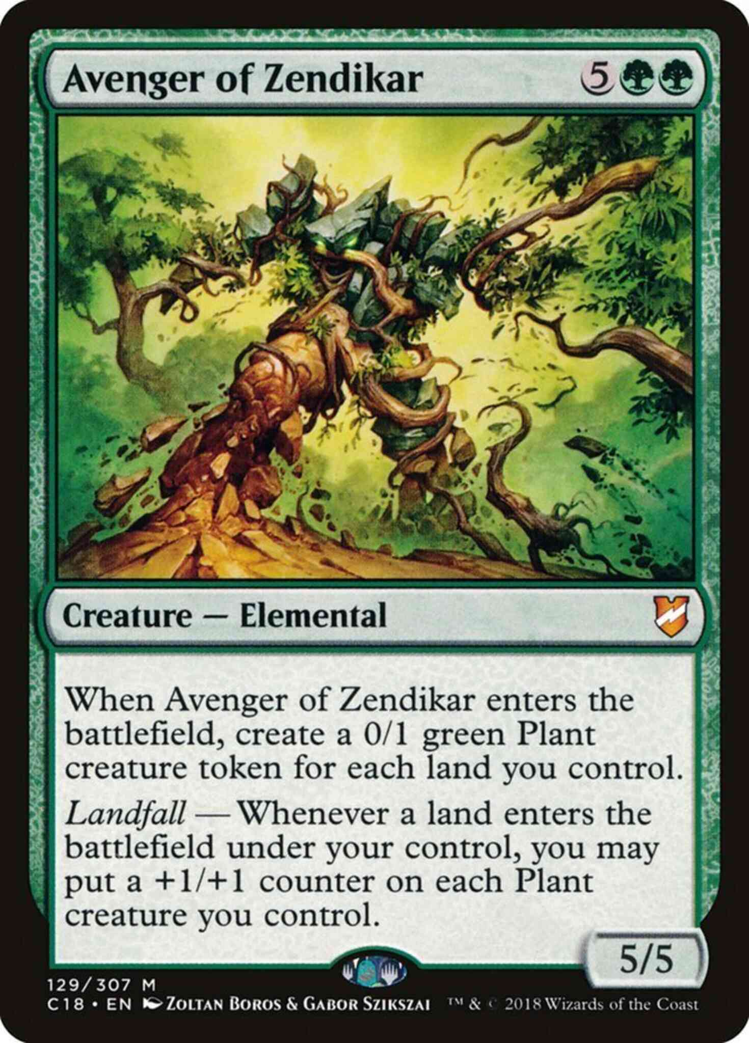 Avenger of Zendikar [129] [Commander 2018] [Non-Foil]