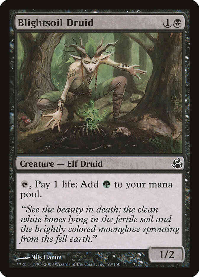 Blightsoil Druid [59] [Morningtide] [Non-Foil]