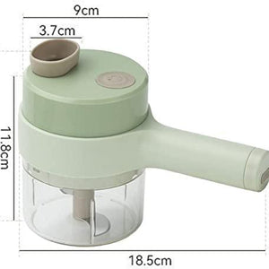 ABS Stainless Steel Large Quick & Powerful Manual Hand Held Vegetable/Fruit Chopper