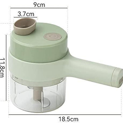 ABS Stainless Steel Large Quick & Powerful Manual Hand Held Vegetable/Fruit Chopper