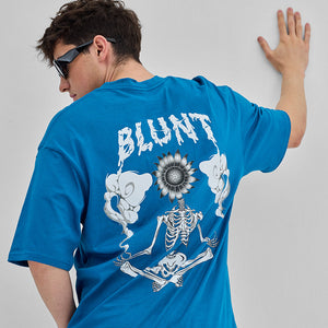 Blunt Blue Oversized T-Shirt