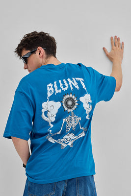 Blunt Blue Oversized T-Shirt