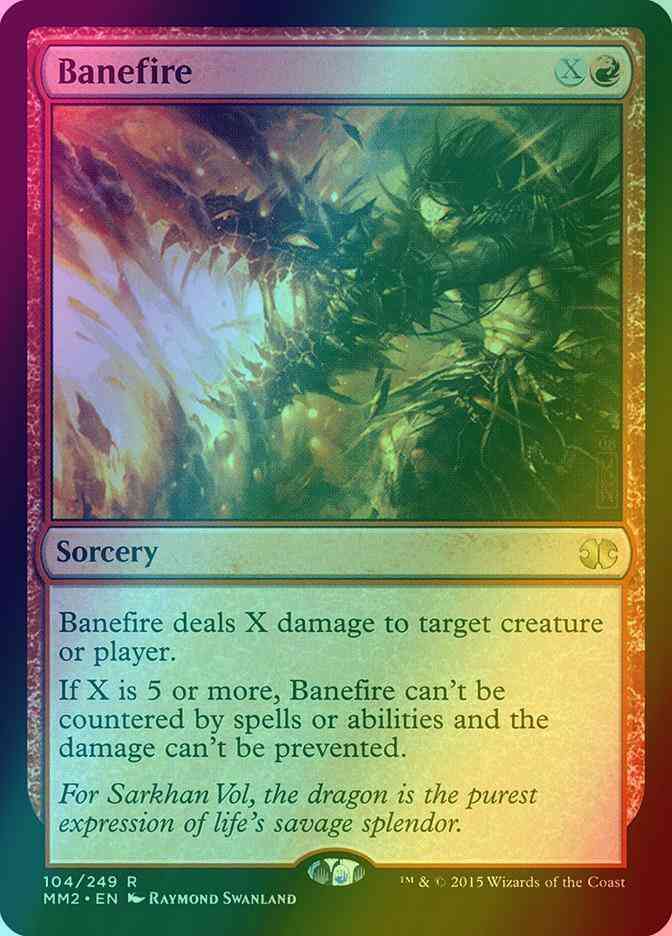 Banefire [104] [Modern Masters 2015] [Foil]