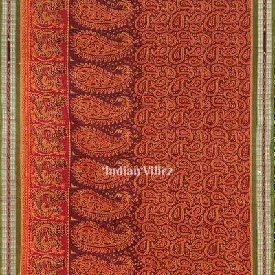 Duck Theme Pure Sambalpuri Ikat Silk*Cotton (Bapta) Saree