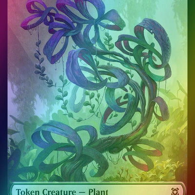 Angel Warrior Token (01) // Plant Token (08) [Zendikar Rising Tokens] [Foil]