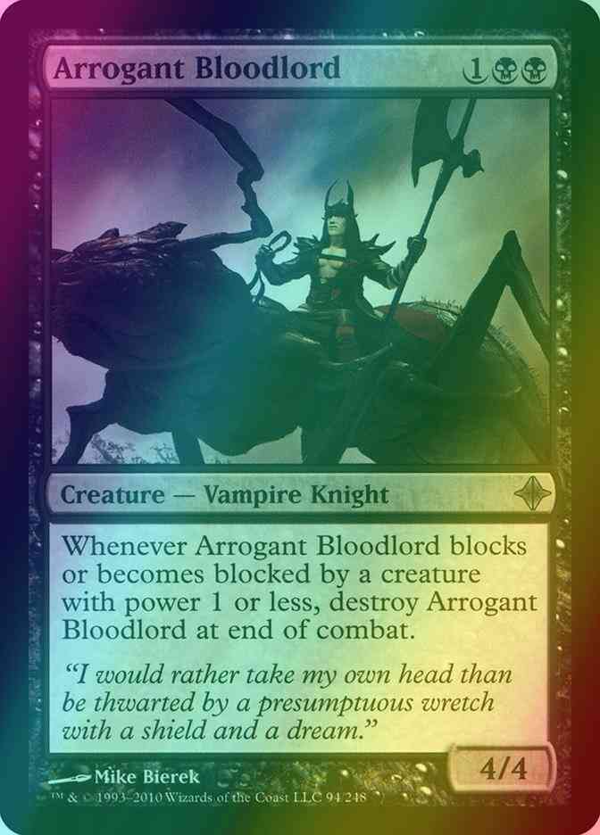Arrogant Bloodlord [94] [Rise Of The Eldrazi] [Foil]