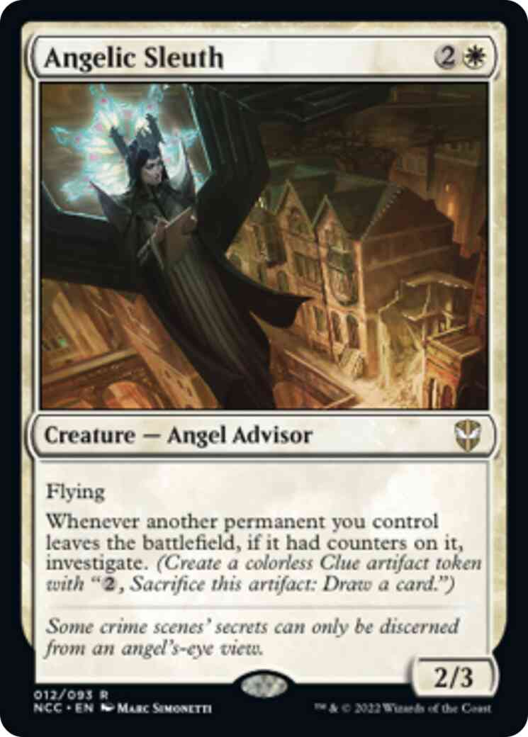 Angelic Sleuth [12] [Streets of New Capenna: Commander] [Non-Foil]