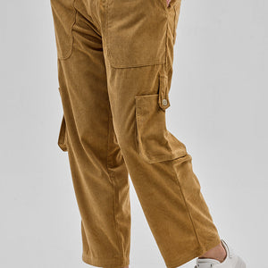 Light Brown Baggy Fit Cargo Pants
