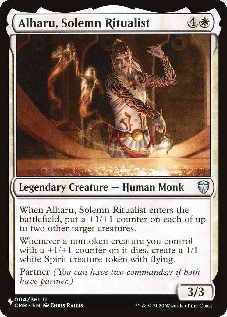 Alharu, Solemn Ritualist [CMR-4] [The List] [Non-Foil]