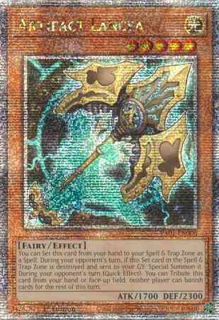 Artifact Lancea - RA01-EN006 - Quarter Century Secret Rare - 1st Edition