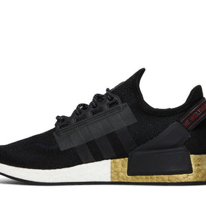 adidas NMD V2 Core Black Gold Metallic (Youth)