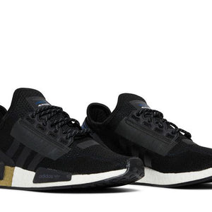 adidas NMD V2 Core Black Gold Metallic (Youth)