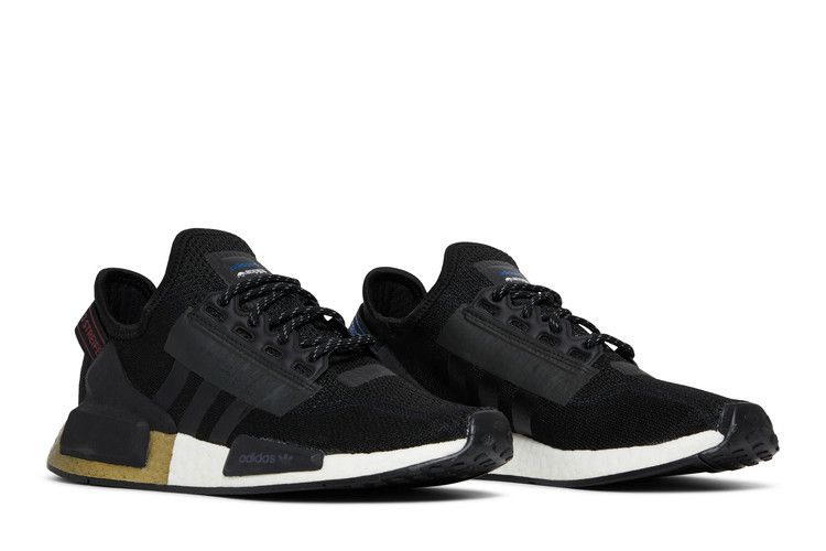 adidas NMD V2 Core Black Gold Metallic (Youth)